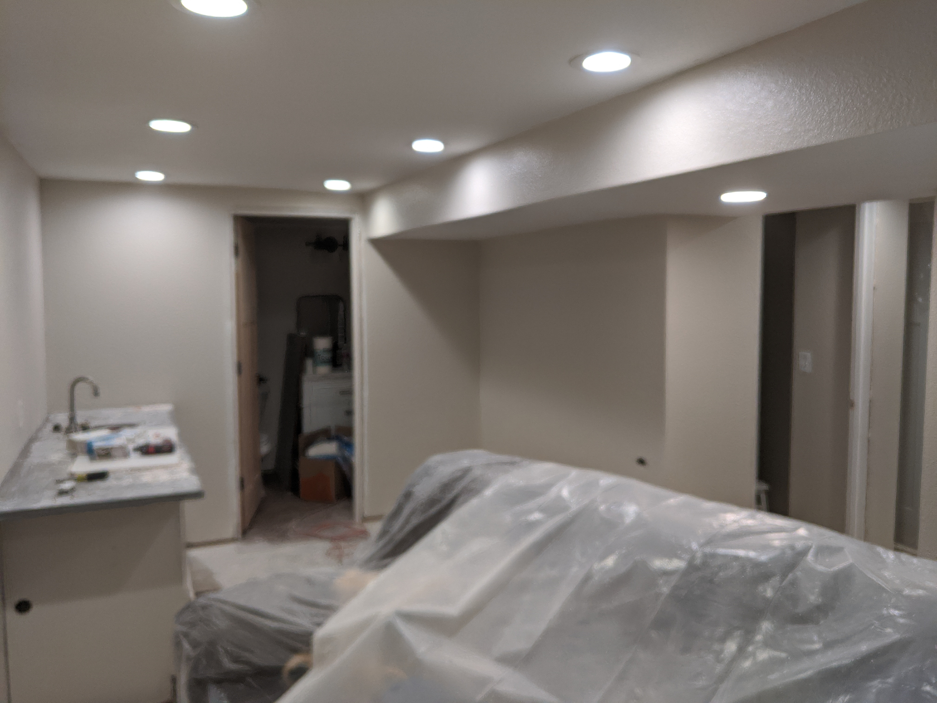 Basement Buildout & Paint — handyman project in Grabill, IN